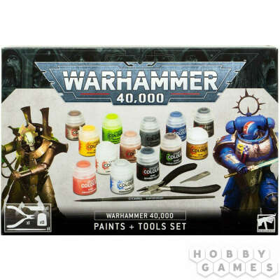 Warhammer 40,000 Paints and Tools Set | Купить настольную игру в магазинах Hobby Games