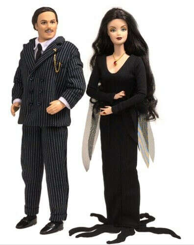 Image: Amazon.com: Barbie Collectables The Addams Family Barbie & Ken Set ...
