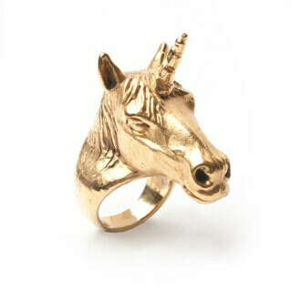 LeiVanKash Jewellery - Unicorn Ring - Yellow