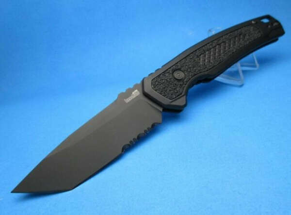 Kershaw Launch 16 Black Handle Switchblade