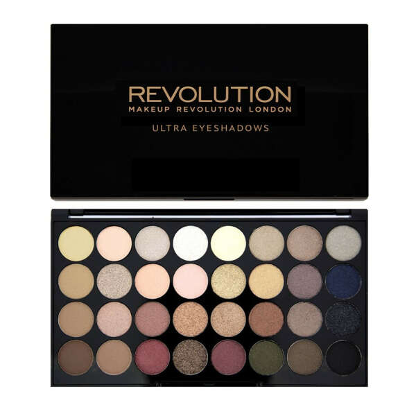 Декоративная косметика  Глаза Makeup Revolution Палетка теней Ultra 32 Eyeshadow Palette, Flawless