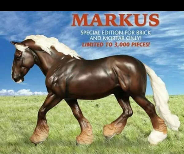 Breyer horse Markus Fall release