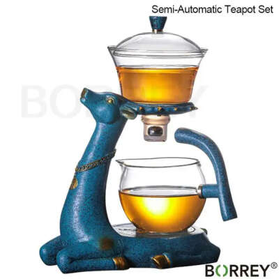 BORREY High Borosilicate Glass Teapot