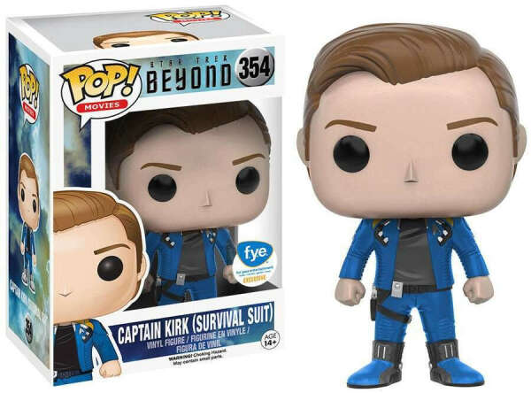 Star Trek Beyond Funko POP! Movies Captain Kirk Exclusive Vinyl Figure #354 [Survival Suit]