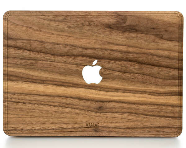 Macbook protective case - wood