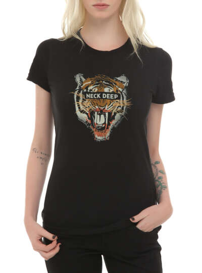 Neck Deep Tiger Girls T-Shirt