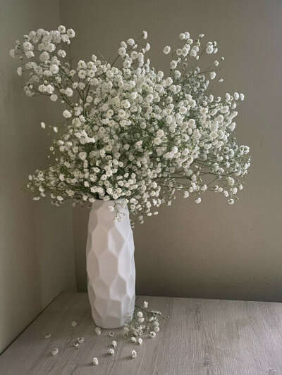 Белая ваза для цветов
