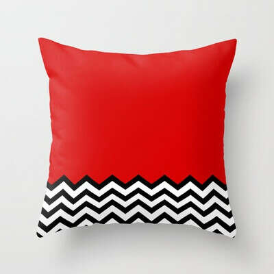 Black Lodge Dreams (Twin Peaks) Throw Pillow