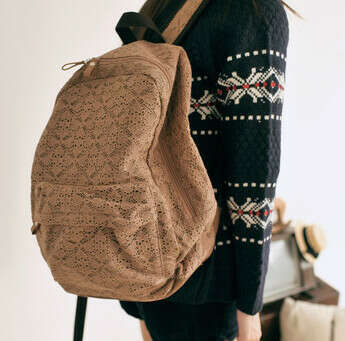 Lace School Backpack