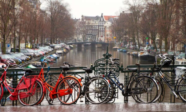 Нидерланды: объездить Амстердам на велосипеде