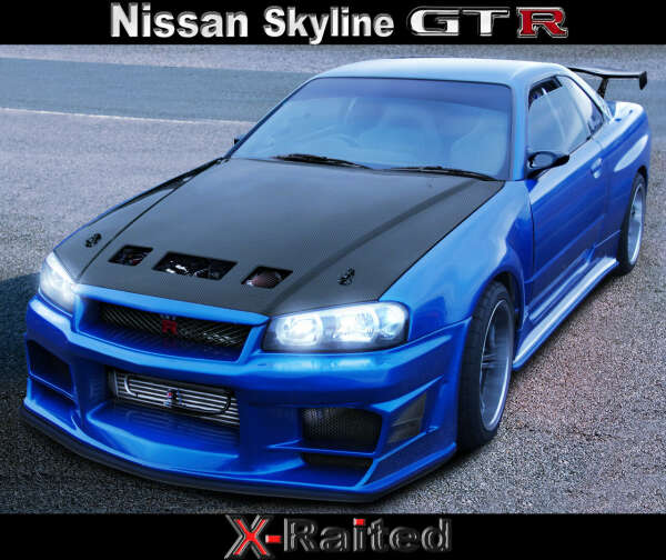 Хочу спортивную машину Nissan-skyline-gt-r-r34♥