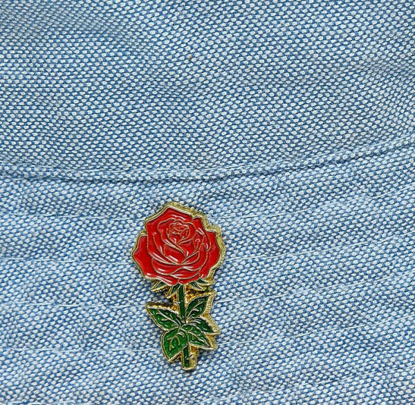 Значок «Роза» Heart of Moscow, красный цвет — купить в Санкт-Петербурге с доставкой сегодня на DARI DARI
