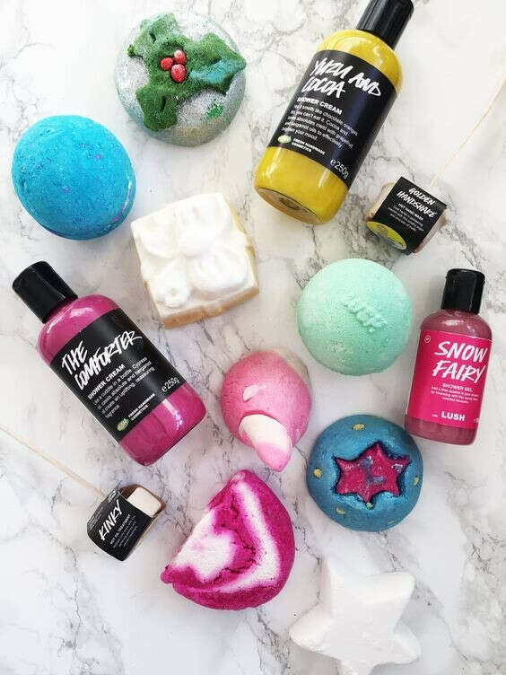 Подарочный набор из Lush