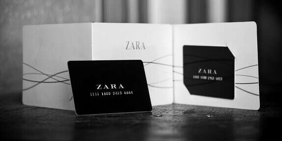 ZARA подарочная карта