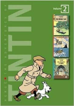 The Adventures of Tintin, Vol. 2: The Broken Ear / The Black Island / King Ottokar&#039;s Sceptre (3 Volumes in 1)                                Hardcover