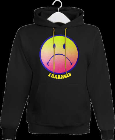 SPARKLE FROWN HOODIE