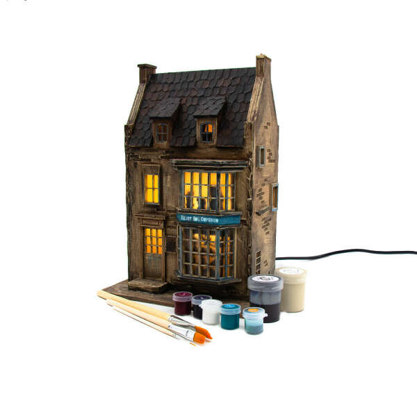Светильник - конструктор / декоративный домик "Совиная Лавка" по мотивам "Гарри Поттера" набор для сборки