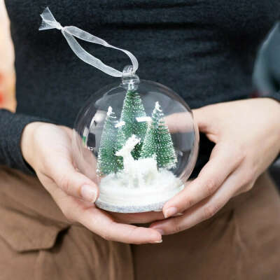 Шар со снегом Snow Globe Ornament Adult Party, диаметр 10 см