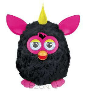 Furby (Фёрби) Интерактивная игрушка, цвет: черно-розовый