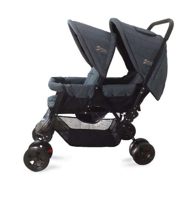 STORY BY TEKNUM DOUBLE BABY STROLLER