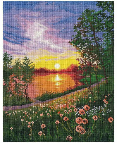 Набор для вышивания «Летний закат», 28×36 см, Овен