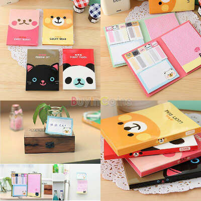 Popular Cute Animals Sticker Post-It Bookmark Point It Marker Memo Sticky Notes