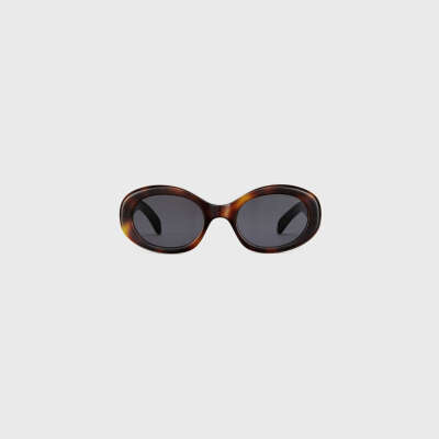 Очки CELINE TRIOMPHE 01 SUNGLASSES IN ACETATE BLONDE HAVANA