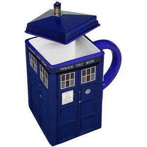 Doctor Who TARDIS Mug With Lid