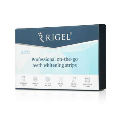 Главная - RIGEL - Professional On-The-Go Teeth Whitening Strips From London