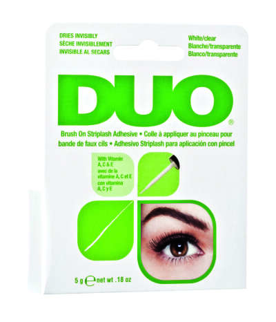 Клей для накладных ресниц с витаминами прозрачный с кистью / Duo Brush On Clear Adhesive 5г