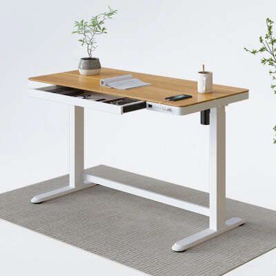 Comhar All-in-One Standing Desk Wooden Top | Flexispot | Flexispot