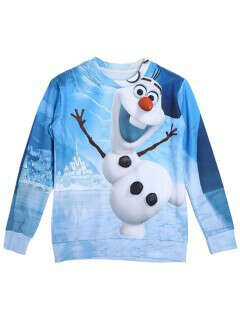 Olaf in Snow Sweatshirt - Choies.com