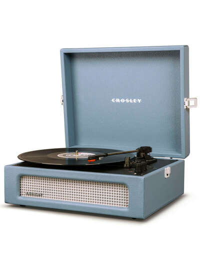 Виниловый проигрыватель VOYAGER [CR8017A-WB], Washed Blue, Crosley