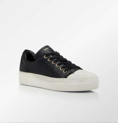 Tom Ford SMOOTH LEATHER CITY LOW TOP SNEAKERS