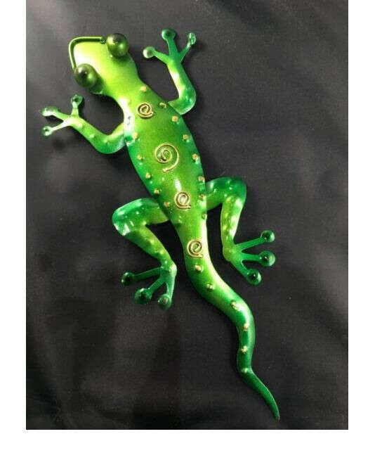 Green Gecko Decorative Magnet