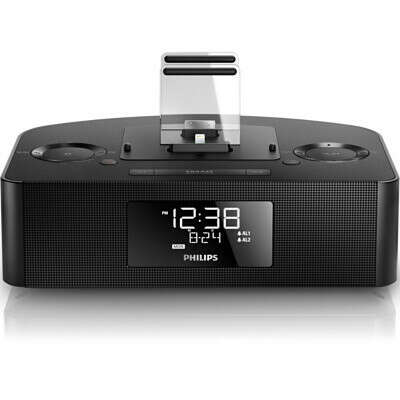 Philips Dual Dock Triple Charging Clock Radio