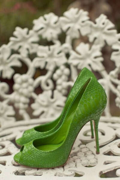 зелёные туфельки