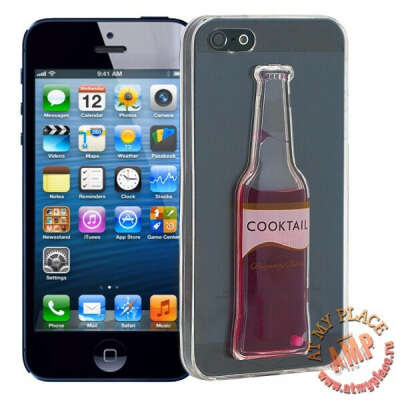 Чехол для iPhone 5/5s Bottle - красный