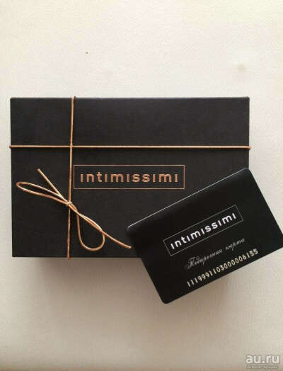 Сертификат в Intimissimi