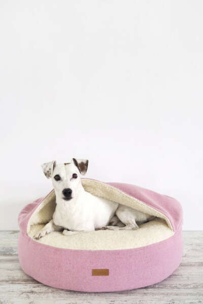Лежанка домик-норка для маленьких собак купить в интернет-магазине