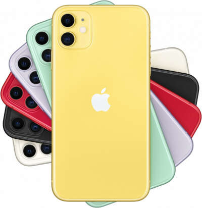 Apple iPhone 11, 256 ГБ, желтый