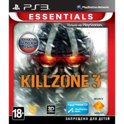 Диск Killzone 3 (Essentials, русс верс.) для PS3