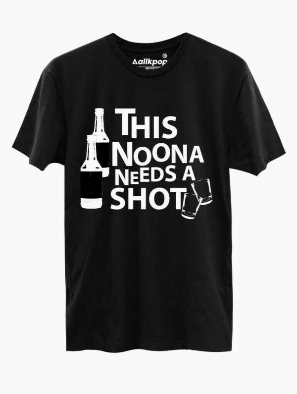Noona Shot TeeMale / Black / Small