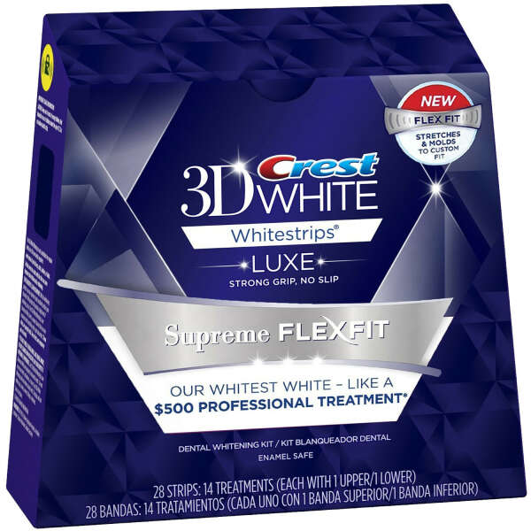 Crest 3D White Luxe Whitestrips Supreme FlexFit | Crest 3D White