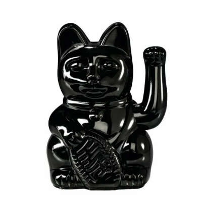 Декоративная фигурка-статуэтка Lucky Cat Shiny Black