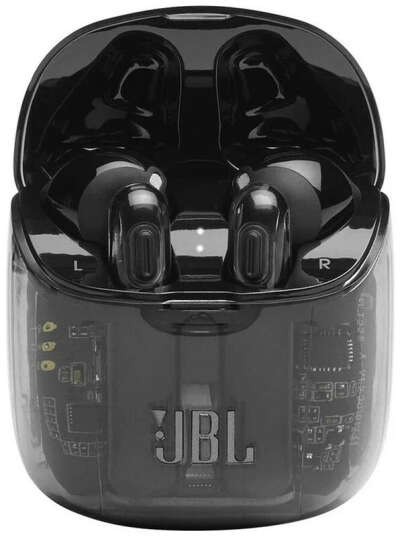 Беспроводные наушники JBL Tune 225TWS Ghost Edition, черный (прозрачные)