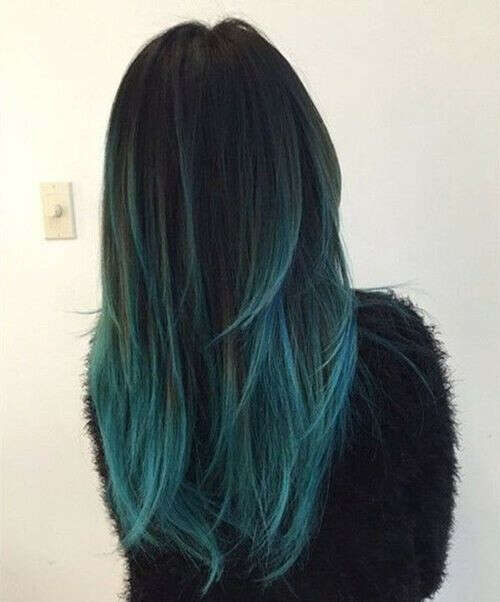 Blue ombre