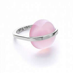 Серебряное кольцо Origin 0;0 с розовым агатом - Avgvst