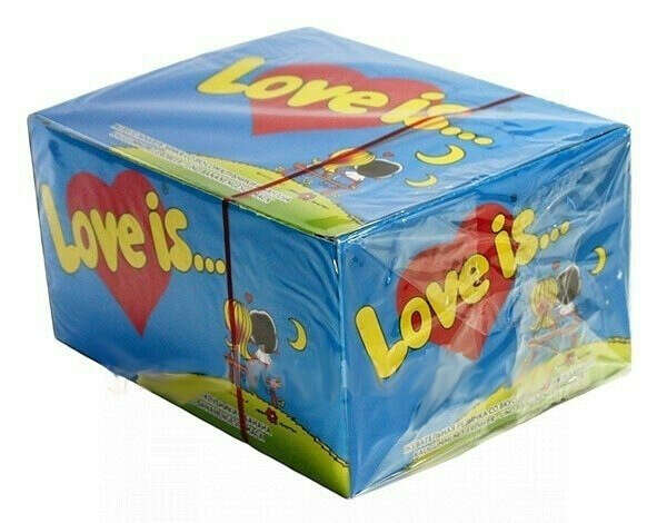 Блок жвачек "Love is..."