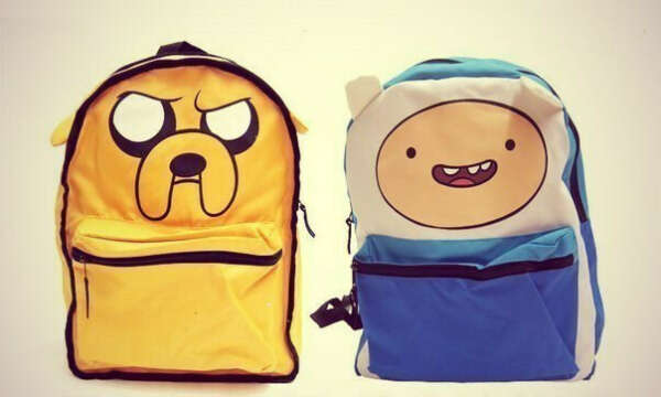 Двойной рюкзак "Adventure time"